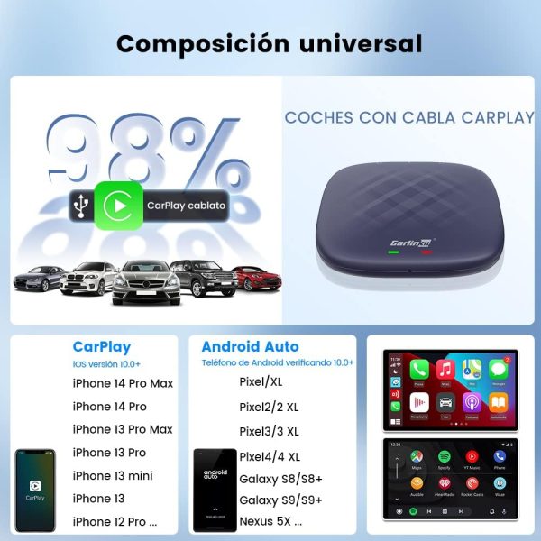 Carlinkit Tbox Plus CPC200-Tbox Plus Android 13.0 Internet AI Box