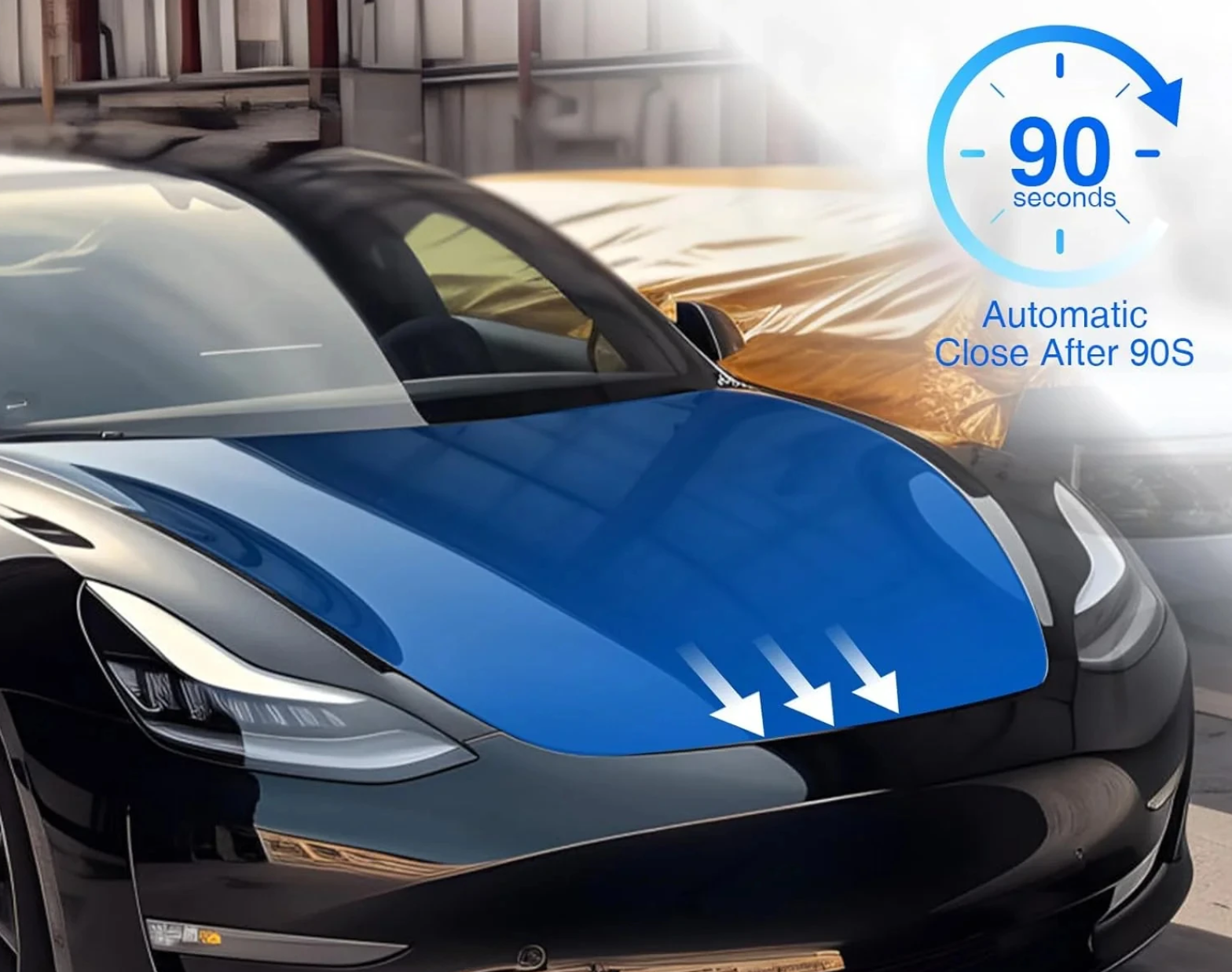 image (3) Cierre suave eléctrico del maletero delantero para Tesla Model Y, Model 3, Model X y Model S - Imagen 2