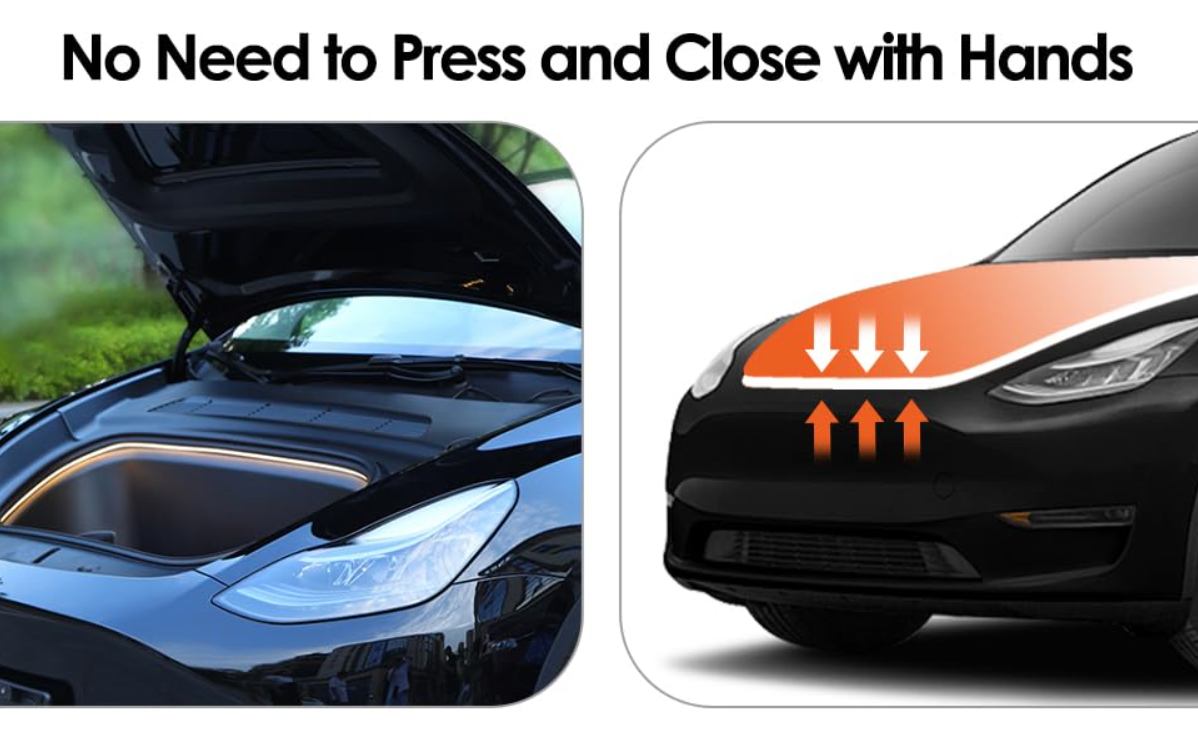 image Cierre suave eléctrico del maletero delantero para Tesla Model Y, Model 3, Model X y Model S - Imagen 4