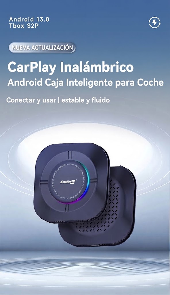 CPC200-Tbox S2P Smart Box para coche con CarPlay inalámbrico y Android